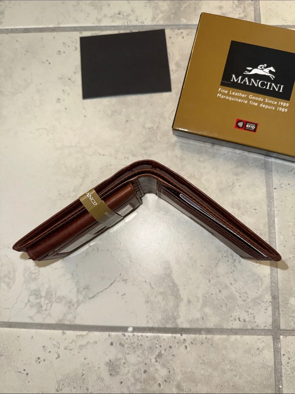 Men's Brown Leather Wallet